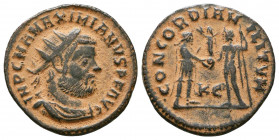 Maximian Æ Antoninianus. AD 285-295.

Weight: 3.0 gr
Diameter: 21 mm