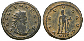 Gallienus (253-268 AD). AE silvered Antoninianus, Roma (Rome), c. 264-5 AD.

Weight: 3.5 gr
Diameter: 21 mm