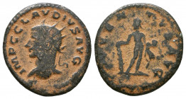 Claudius II Gothicus (268-270 AD). AE Antoninianus.

Weight: 3.4 gr
Diameter: 20 mm