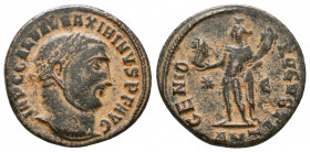 Maximinus II Æ 'Heavy' Follis. Antioch, AD 310-313.

Weight: 4.6 gr
Diameter: 21 mm