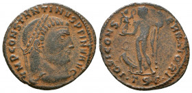 Constantine I the Great AD 306-337. Thessalonica, Follis Æ.

Weight: 3.0 gr
Diameter: 21 mm