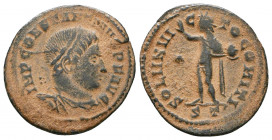 Constantinus I the Great AD 306-336. Ticinum Follis Æ.

Weight: 2.8 gr
Diameter: 21 mm