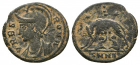 City Commemorative AD 330-335. struck under Constantine I.. Nicomedia Follis Æ.

Weight: 2.0 gr
Diameter: 17 mm
