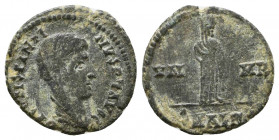 Divus Constantine I, died 337. Follis, Alexandria, 347-348.

Weight: 1.5 gr
Diameter: 16 mm