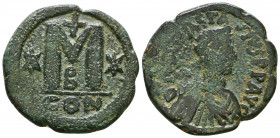 ANASTASIUS I. 491-518 AD. Æ Reduced Follis. Constantinople mint. Struck circa 498-507 AD.

Weight: 17.3 gr
Diameter: 32 mm