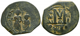 Heraclius. 610-641. AE follis. Nicomedia mint.

Weight: 13.1 gr
Diameter: 32 mm