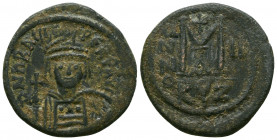 Heraclius. 610-641. AE follis. Cyzicus mint.

Weight: 11.2 gr
Diameter: 29 mm