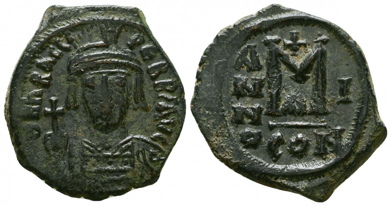 Heraclius. 610-641. AE follis. Constantinople mint.

Weight: 10.7 gr
Diameter: 2...