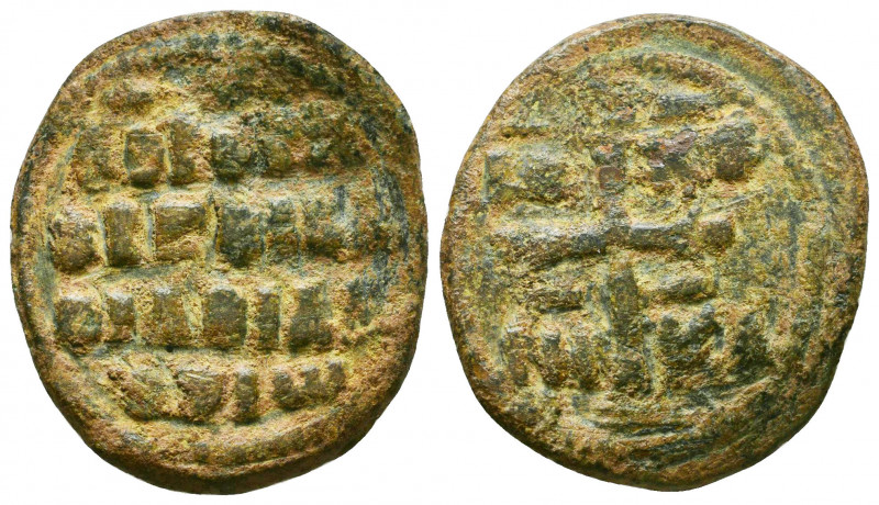 Alexius I Comnenus. 1081-1118. Æ Follis. Thessalonica mint.

Weight: 6.3 gr
Diam...