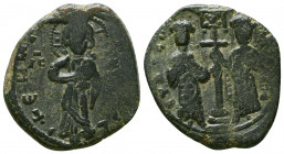 Constantine X Ducas and Eudocia AD 1059-1067. AE Follis.

Weight: 8.3 gr
Diameter: 28 mm
