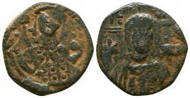 Michael VII Ducas AE Follis, 1071-1078 AD.

Weight: 7.1 gr
Diameter: 24 mm