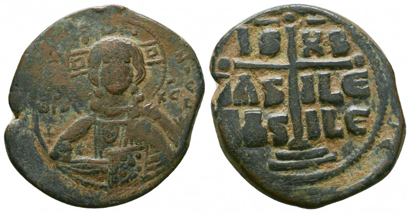 Constantine X - Class E Anonymous Follis. 1059-1067 AD. Constantinople mint.

We...