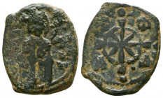 Nicephorus III., 1078-1081. Æ-Follis, Constantinopolis.

Weight: 4.8 gr
Diameter: 24 mm