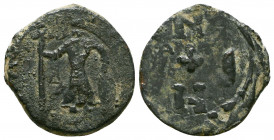CRUSADERS, Edessa. Baldwin II. Second reign, 1108-1118. Æ Follis.

Weight: 3.8 gr
Diameter: 20 mm