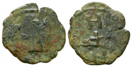 CRUSADERS, Edessa. Baldwin II. Second reign, 1108-1118. Æ Follis.

Weight: 2.7 gr
Diameter: 20 mm