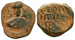 CRUSADERS, Antioch. Tancred. 1104-1112. Æ Follis.

Weight: 3.6 gr
Diameter: 20 mm