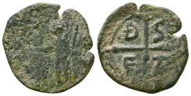 CRUSADERS, Antioch. Tancred. 1104-1112. Æ Follis.

Weight: 3.6 gr
Diameter: 22 mm