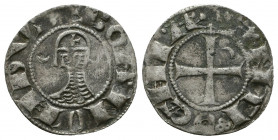 Bohémond III AD 1163-1201. Struck circa AD 1163-1188. Antioch Denier AR.

Weight: 1.0 gr
Diameter: 17 mm