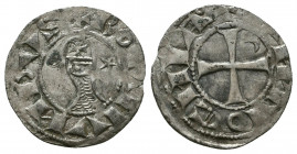 Bohémond III AD 1163-1201. Struck circa AD 1163-1188. Antioch Denier AR.

Weight: 1.0 gr
Diameter: 18 mm