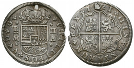 Espagne (Spain) - Philippe V 
Philippe V (1700-1746).

Weight: 5.6 gr
Diameter: 27 mm
