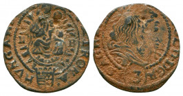 Leopold I, House of Habsburg.AE.

Weight: 1.2 gr
Diameter: 17 mm