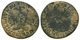Leopold I, House of Habsburg.AE.

Weight: 1.0 gr
Diameter: 19 mm