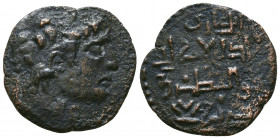 Artuqids of Mardin. Najim al-Din Alpi. 547-572/1152-1176. AE dirhem.

Weight: 9.7 gr
Diameter: 28 mm