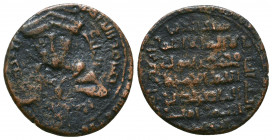 Other Islamic coins. Al-Awhad Najm al-Din Ayyub. Dirham. 589-596 H. Mayyafariqin. Ayyubids.

Weight: 5.2 gr
Diameter: 23 mm