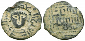 ISLAMIC, Anatolia & al-Jazira (Post-Seljuk). Artuqids (Mardin). Nasir al-Din Artuq Arslan. AH 597-637 / AD 1200-1239. Æ Dirham.

Weight: 1.9 gr
Diamet...