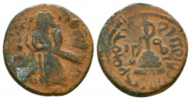 Islamic Coins, Ae. 

Weight: 4.3 gr
Diameter: 19 mm