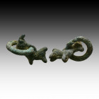 Ancient Luristan Bronze Bull. 1200-800 B.C.E.

Weight: 21.8 gr
Diameter: 45 mm