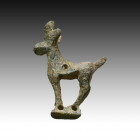 Ancient Luristan Bronze Stag. 1200-800 B.C.E.

Weight: 12.2 gr
Diameter: 34 mm