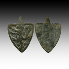 Medieval Armenia. Cilician Kingdom, time of the Crusades. Bronze Badge. 1270-1289 AD.

Weight: 6.9 gr
Diameter: 37 mm