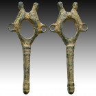 Roman Bronze Medical Tool ca. 1st to 3rd century CE

Weight: 16.5 gr
Diameter: 67 mm