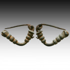 Roman Bronze Fibula - ca. 1st to 3rd century CE

Weight: 8.2 gr
Diameter: 35 mm