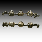 Byzantine Silver gilted Pendant Beads. Ca. 9th - 14th C AD - 

Weight: 9.9 gr
Diameter: 66 mm