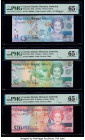 Matching Serial Number 000266 Set of 6 Examples Cayman Islands Monetary Authority 1; 5; 10; 25; 50; 100 Dollars 2010 Pick 38a; 39a; 40a; 41a; 42a; 43a...
