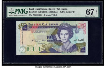East Caribbean States Central Bank, St. Lucia 50 Dollars ND (1993) Pick 29l PMG Superb Gem Unc 67 EPQ. 

HID09801242017

© 2020 Heritage Auctions | Al...