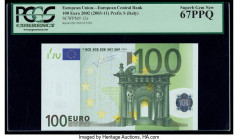 European Union Central Bank, Italy 100 Euro 2002 Pick 12s PCGS Superb Gem New 67PPQ. 

HID09801242017

© 2020 Heritage Auctions | All Rights Reserved
