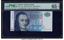 Finland Finlands Bank 1000 Markkaa 1986 (ND 1991) Pick 121 PMG Gem Uncirculated 65 EPQ. 

HID09801242017

© 2020 Heritage Auctions | All Rights Reserv...