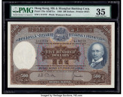 Hong Kong Hongkong & Shanghai Banking Corp. 500 Dollars 11.2.1968 Pick 179e KNB71 PMG Choice Very Fine 35. 

HID09801242017

© 2020 Heritage Auctions ...