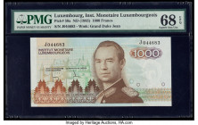 Luxembourg Institut Monetaire Luxembourgeois 1000 Francs ND (1985) Pick 59a PMG Superb Gem Unc 68 EPQ. 

HID09801242017

© 2020 Heritage Auctions | Al...