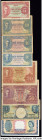 Malaya & Malaya and British Borneo Group Lot of 8 Examples Fine-Very Fine. Staining on several examples; edge nick on the 50 cents example.

HID098012...