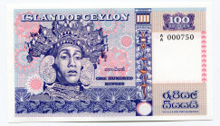 Ceylon 100 Rupees 2016 Specimen
# AA000750; Fantasy Banknote; Limited Edition; Made by Matej Gábriš; BUNC
