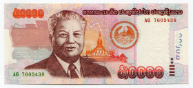 Lao 50 Kip 2004
P# 37a; # AG7605438; UNC
