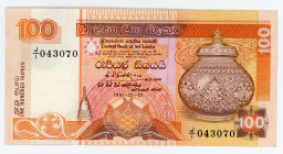 Sri Lanka 100 Rupees 1991
P# 105a; # J/1 043070; XF-