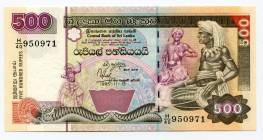 Sri Lanka 500 Rupees 1995
P# 112a; # 950971; UNC