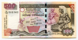 Sri Lanka 500 Rupees 2005
P# 119d; # H/142501562; UNC