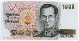 Thailand 1000 Baht 1992
P# 96; # 0A1741050; UNC