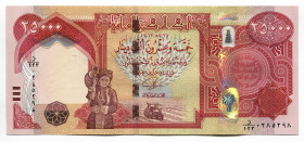 Iraq 25000 Dinars 2013
P# 102; # 0285298; UNC